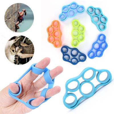 Hand Finger Strength Exerciser Trainer Strengthener Grip Resistance Band Tension