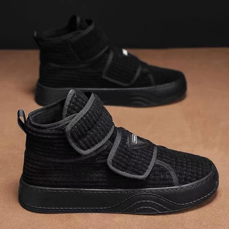 Mode Herrenstiefel Mode Plateau Stiefeletten Outdoor Leichte Sneaker für Herren Rutschfeste Designerstiefel 2024 Frühling Winter Herrenschuhe