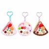 Keyring Voice Recording Keychain with Happy Birthday Song Dessert Bag Charm Pendant  Birthday Gift