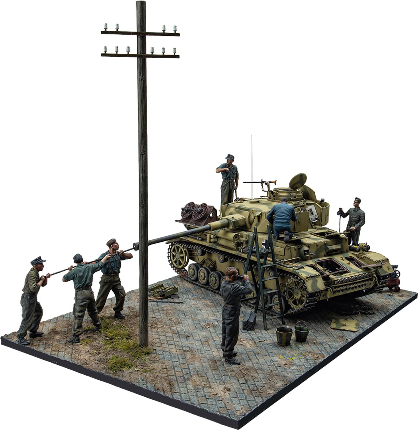 

MiniArt Kursk 1943 Panzer IV Field Repair Big Set Plastic Model Kit MA36062 1/35 (Tank)