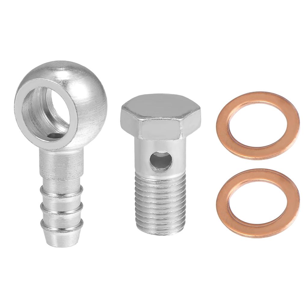 ACROPIX Banjo Bolt Hose Barb Fittings Banjo Fittings Fuel Line with Screw Washers for