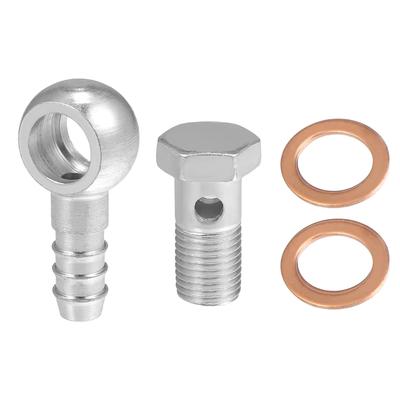 ACROPIX Banjo Bolt Hose Barb Fittings Banjo Fittings Fuel Line with Screw Washers for