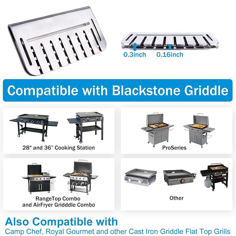 Grătar Gura de Scurgere a Grăsimii Blochează Alimentele să Cadă în Recipientul de Grăsime pentru Grătar Dop pentru Grătar Pan Strecurătoare pentru Alimente pentru Utilizare Intensivă