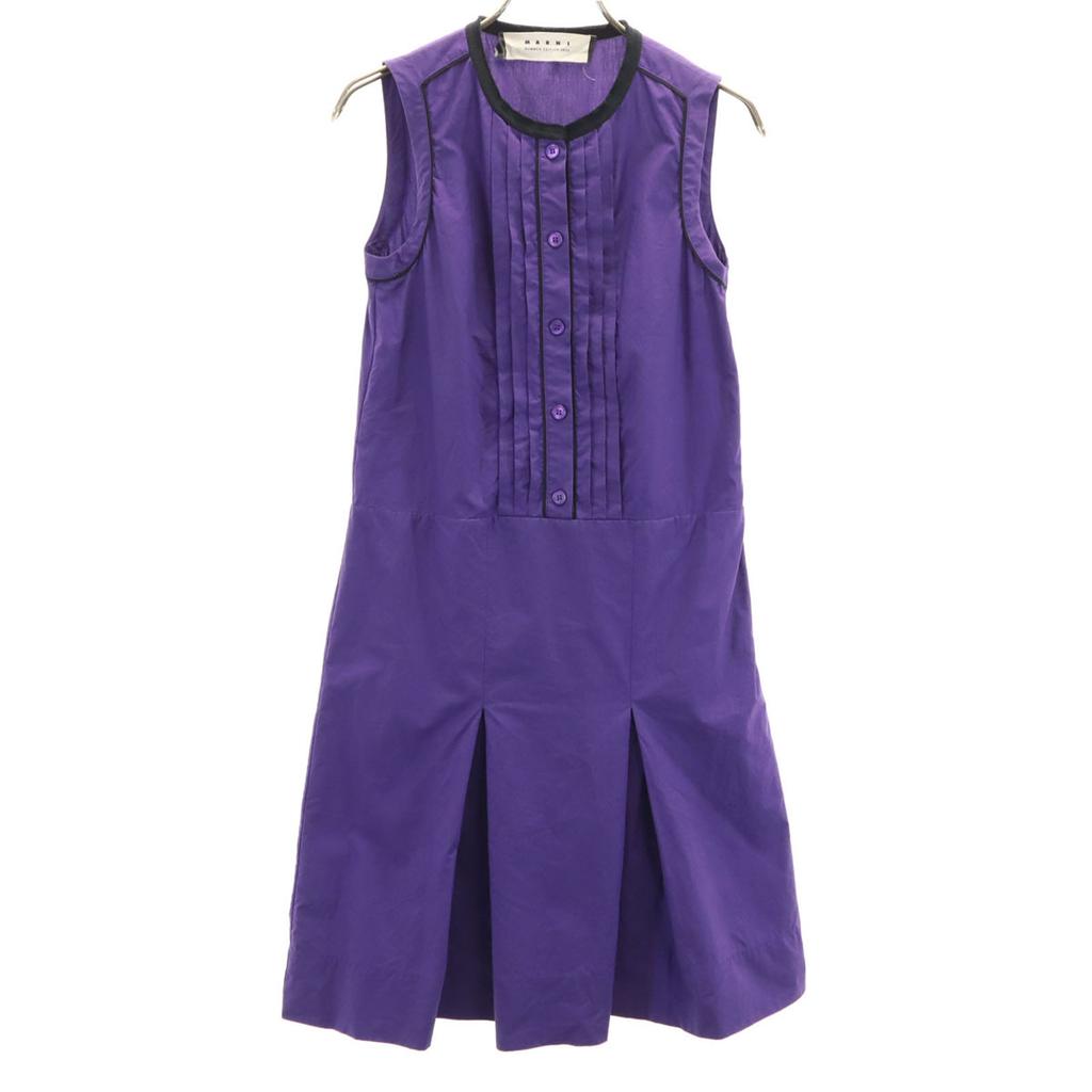 Marni Made In Portugal No Sleeve One Piece 36 Purple Women Used