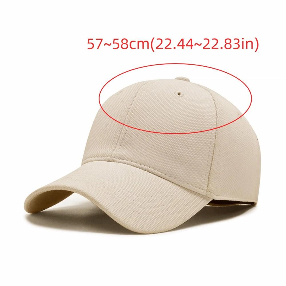 Solid-Color Unisex Breathable Baseball Cap Casual Sunscreen Sun Protection Hat Cotton Versatile Hip Hop Snapback Hat Sports