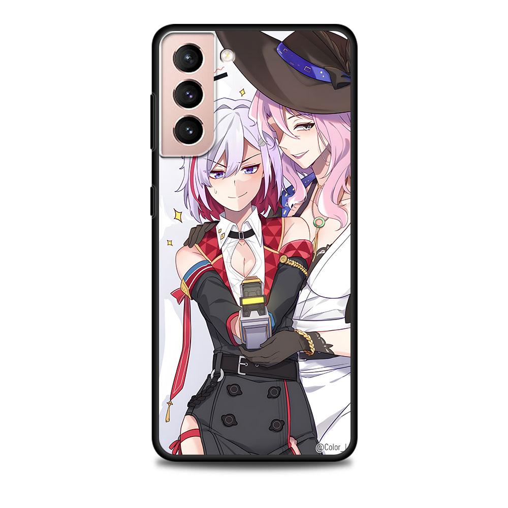 Jade Honkai Star Rail Case for Samsung Galaxy S23 S10e S10 S21 FE S22 S9 S24 Ultra S20 Plus Soft Black TPU Phone Cover Bumper