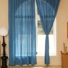 Solid-color Chiffon Curtains, French Retro Semi-blackout Drapery, Nordic Modern Style Simple and Light Luxury Privacy Curtains