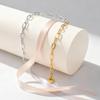 Vnox Simple Daily Life Bracelet for Baby Girl, Gold Color Adjustable Stainless Steel Not Allergic Bracelets, Baby Birthday Gift
