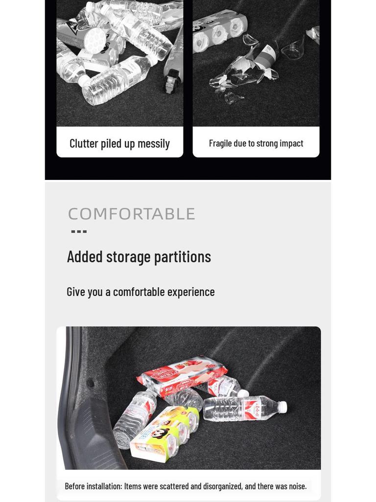 Toyota Camry Trunk Mat for Older Models (6th-9th Gen) - Waterproof Tail Box Mat