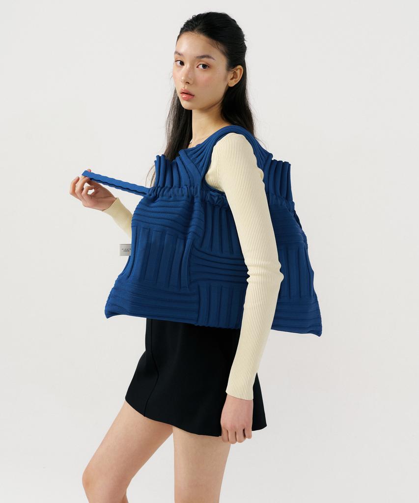 Pleatsmama Big Bow Bag Blue