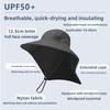 New Design Summer Nylon Outdoor Sunscreen Fisherman's Hat Large Brim Adjustable Quick-drying Breathable Waterproof Anti-UV