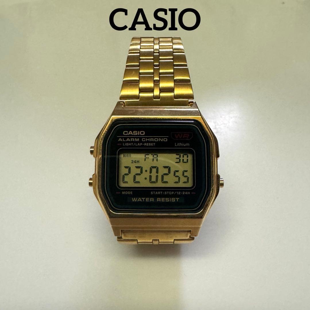 CASIO A159WGEA Gold Digital Watch