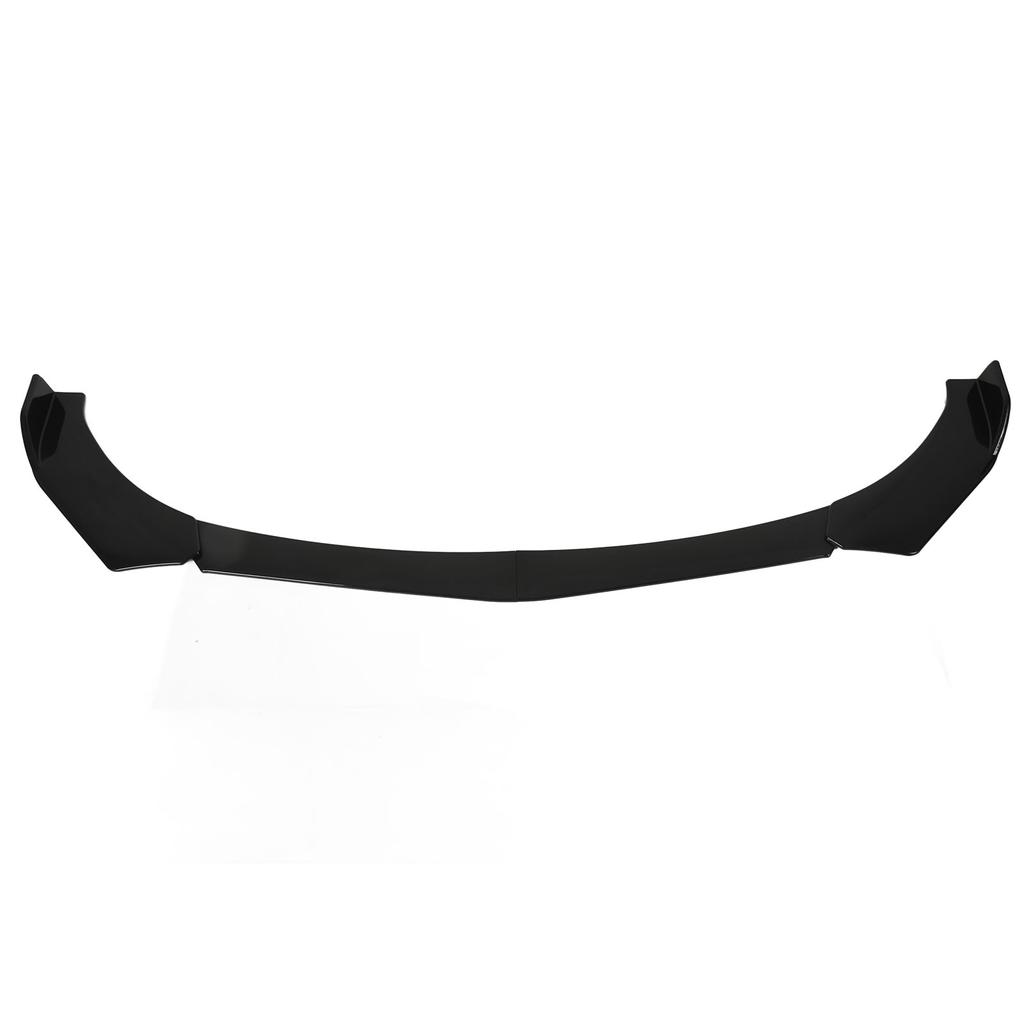 4PCs Front Bumper Chin Spoiler Glossy Black Style Universal Front Bumper Chin Spoiler Splitter