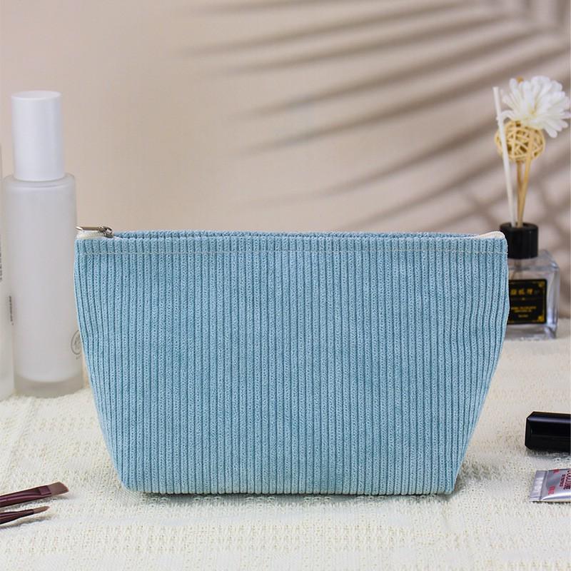 

Minimalist Solid Color Octagonal Corduroy Travel Bag - Large Capacity Wash & Storage Solution