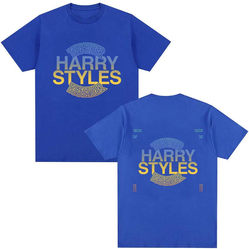 Harry Styles 2026 Together Tour Shirt Summer Fan Supplies Men Women Luxury Fashion Retro Harajuku Oversized Tshirt Cotton