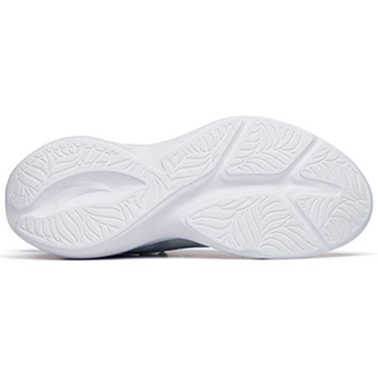 Anta Leaf 2.0 Versatile Shock Absorbing Non-Slip Wear-Resistant Low-Top Running Shoes Women Sneaker Gray White Silver 922225520-1