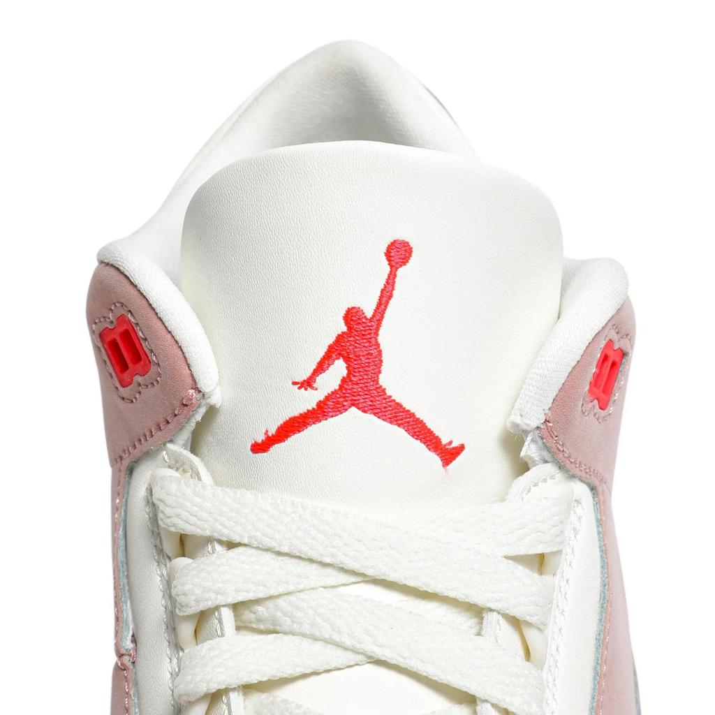Womens Air Jordan 3 Retro 'Rust Pink' (women's sizes) Sail / Rust Pink / White / Crimson Vintage Basketball Shoes CK9246 600