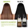 Haarshampoo mit pflanzlichen Inhaltsstoffen, Haarfärbeshampoo für graue Haare von Frauen und Männern, 100 ml