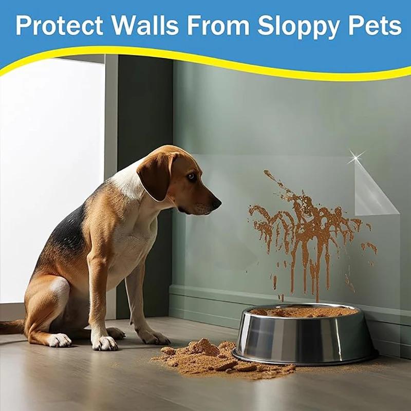 Transparent and detachable anti oil contact protective film wall sticker kitchen bedroom wall electrostatic wallpaper