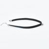 Gothic Punk Neck Jewelry Handmade Black Choker For Women Round Bead Necklace Short Torques