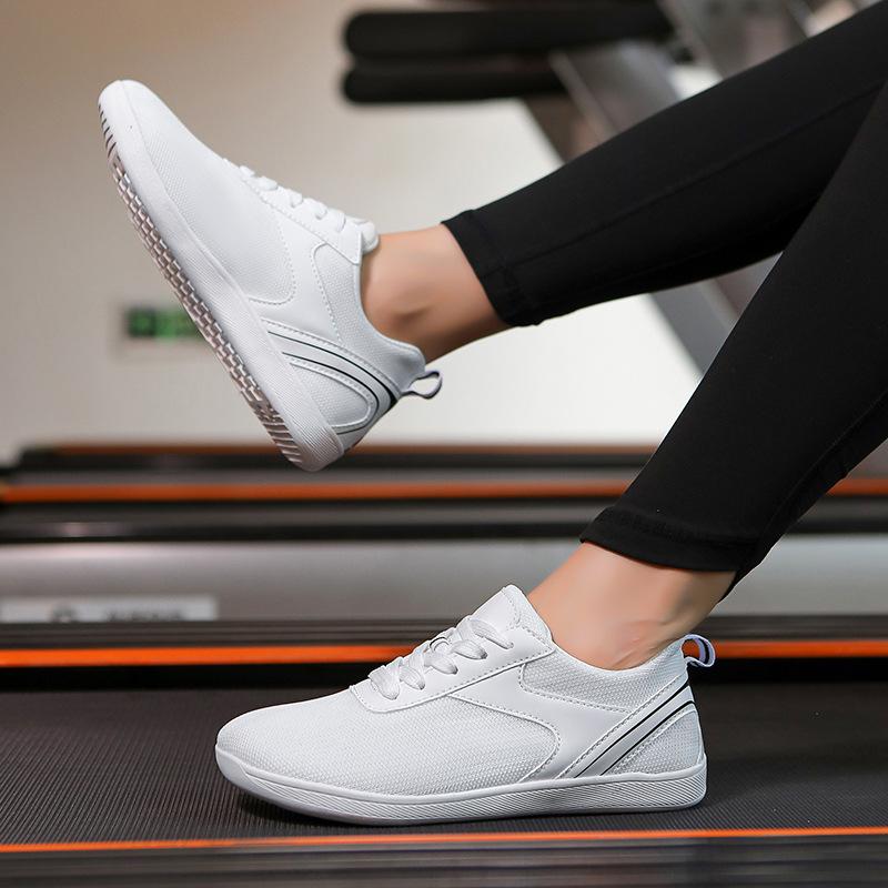 

2025 г. прямые продажи, новые удобные туфли на плоской подошве с широким носком, с большим носком, дышащие, нескользящие, с мягкой подошвой, из сетки, для спорта и отдыха 36 белый