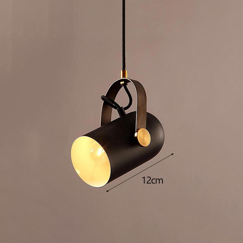 Nordisk LED Pendellampe Tre Hengelampe Svart Hvit For Soverom Spisestue Bakgrunn Hjem Innendørs Belysningsarmaturer