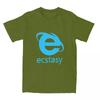 Herren Ecstasy T-Shirts Beliebtes Logo 100% Baumwolle Kleidung Strand Straßenstil Kurzarm T-Shirt Rundhals Neuheit Lässiges T-Shirt