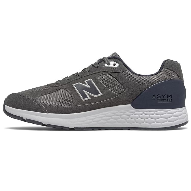 New Balance Cushioning Mesh Suede Synthetic Leather Low Top Marathon Running Shoes Men sneaker Space-Gray MW1880D1