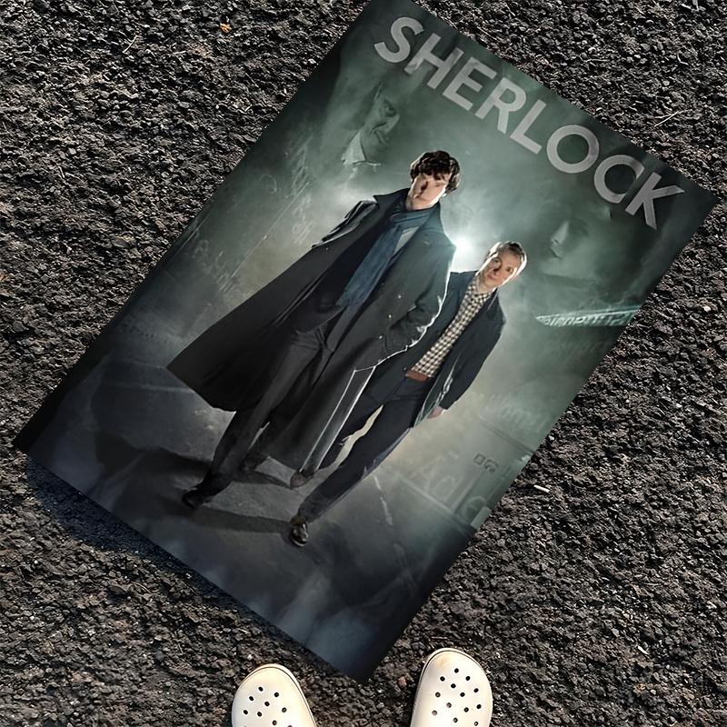 Sherlock Printed Carpet, Rug for Office Chair Living Room Bedroom Kitchen Room Decor Gifts.