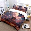 Japanese Night Scenery Decor Soft Comfortable Duvet Cover Bedding Set Included 1*Duvet Cover & 2*Pillowcases, Gift