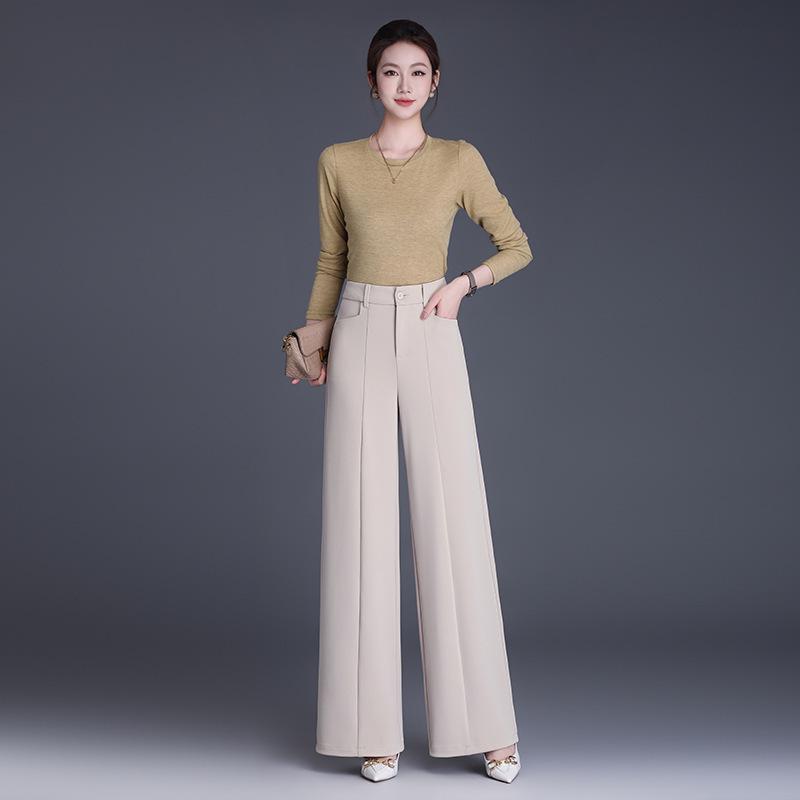 2026 Spring/Summer Women's Loose Wide-Leg Straight Pants