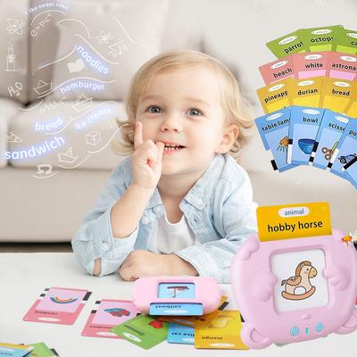 Cartões de Memória Falantes Crianças Pequenas Máquina de Aprendizagem Educação Infantil Linguagem Livro de Áudio Eletrônico Cartões de Memória para Crianças Brinquedos Montessori