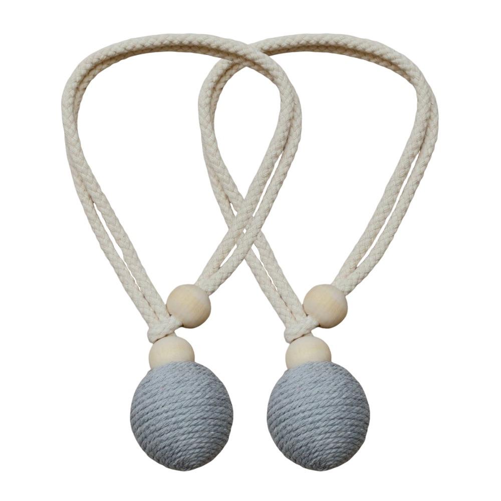 2Pcs Set No-drill Bohemia Curtain Tiebacks  Curtain Decor Organization