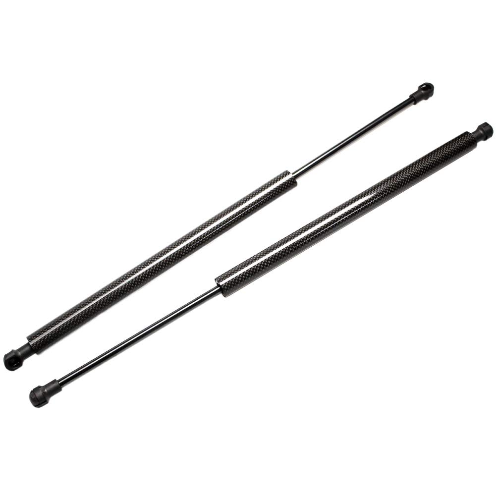 KUNSYOUKIM Hood Damper Set of 2 Carbon for Toyota Crown Crown 12th Genuine Warranty (Black Fiber) 2003-2008 (Zero S180, GRS18#, Generation),