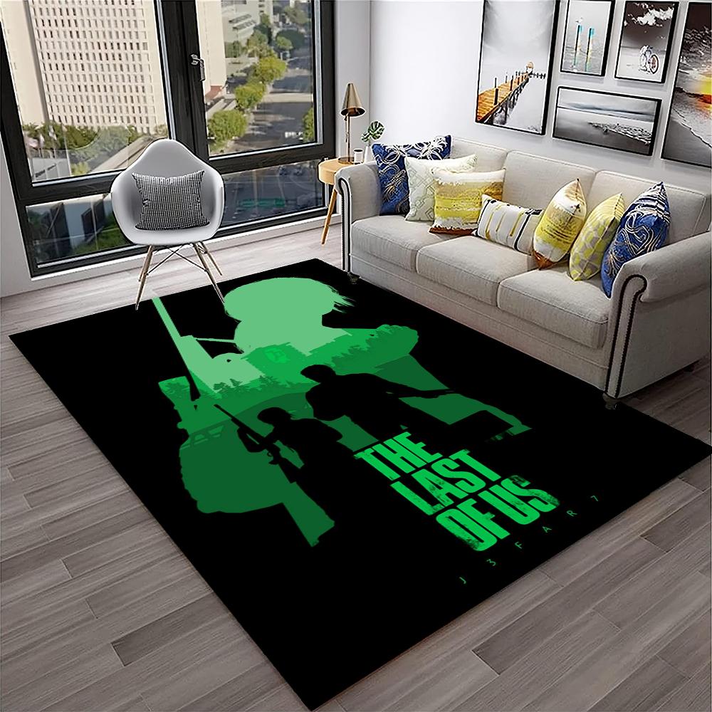 Pedro The Last of Us Horror TV Spiel Teppich Teppich für Zuhause Wohnzimmer Schlafzimmer Sofa Fußmatte Dekor, Kinderteppich Rutschfeste Bodenmatte