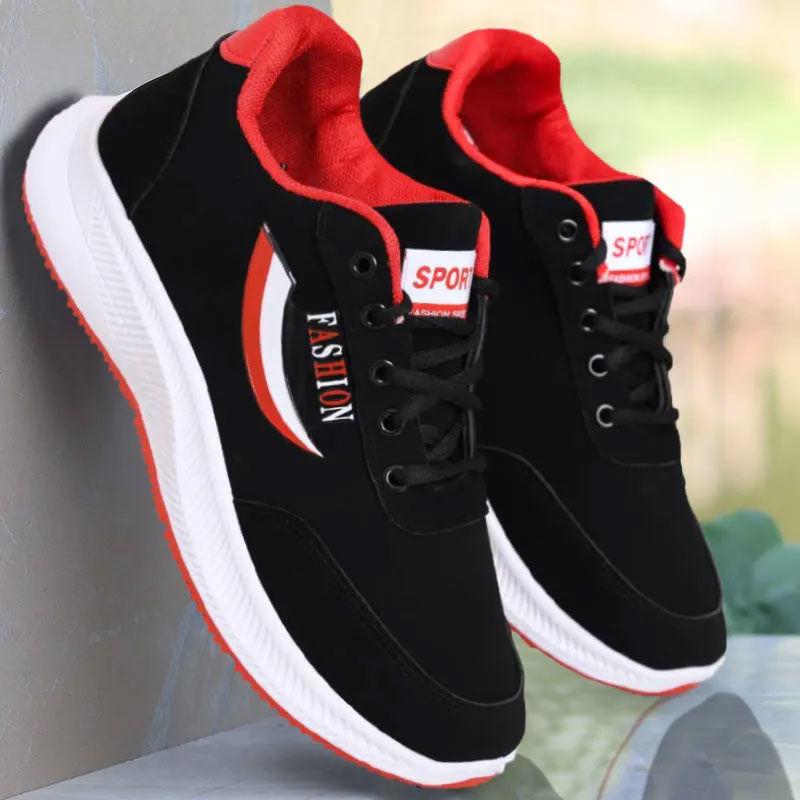Chaussures de sport décontractées pour hommes, chaussures de travail respirantes, semelles souples, chaussures en tissu Super résistantes à l'usure, commandez une taille supérieure