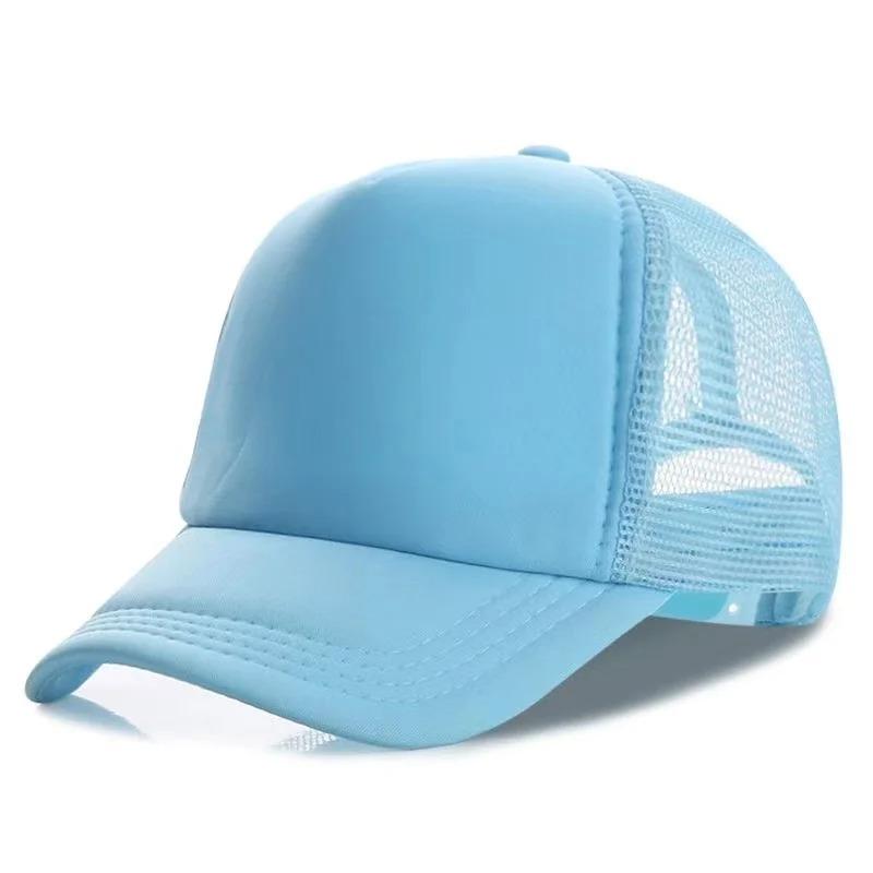 Unisex Cheaper 5 Panel Trucker Hat For Adult Summer Net Baseball Cap Men Women For Him Her Blank Mesh Adjustable Sun Hat Visor