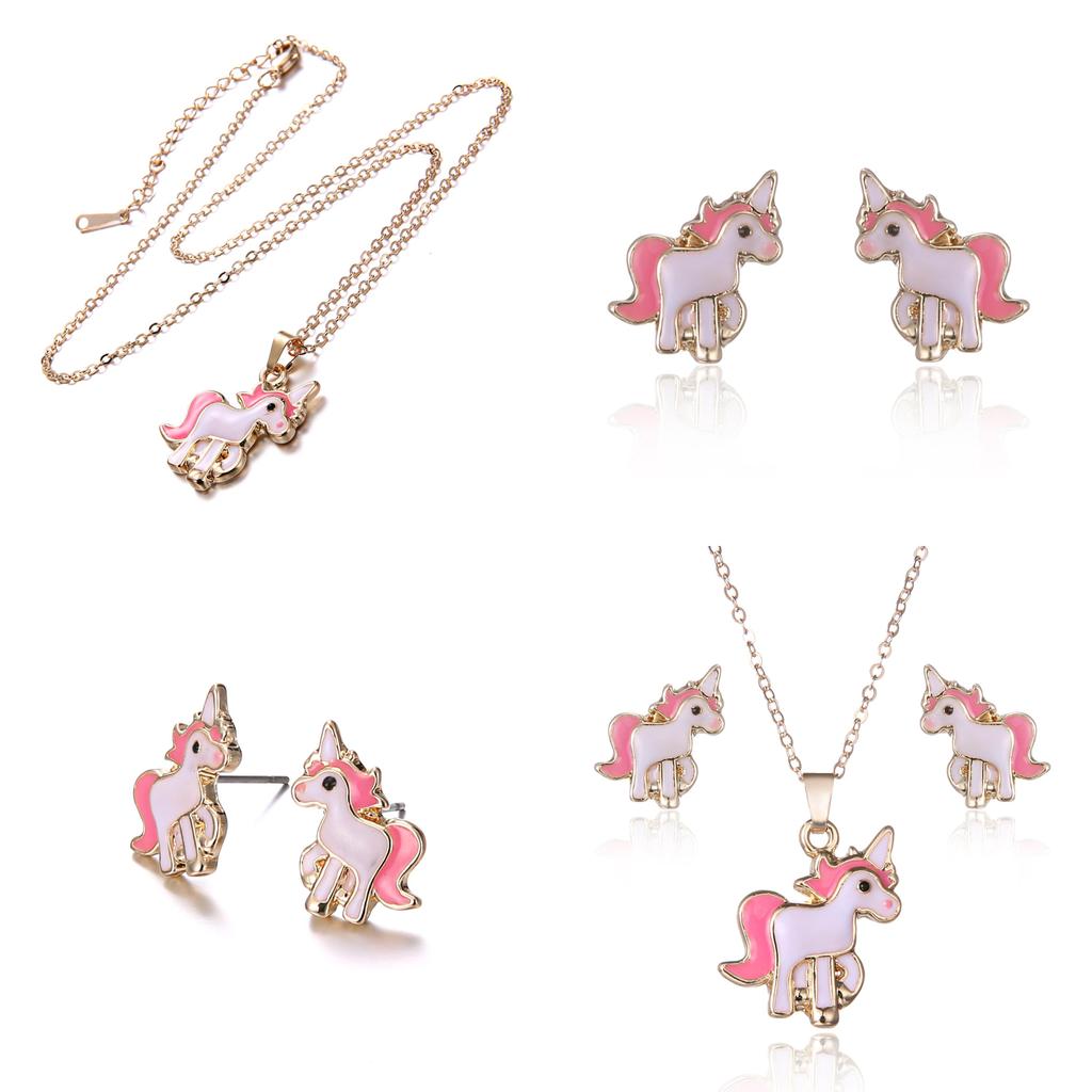 Cute Animal Necklace Set European And American Hot Selling Alloy Jewelry Set