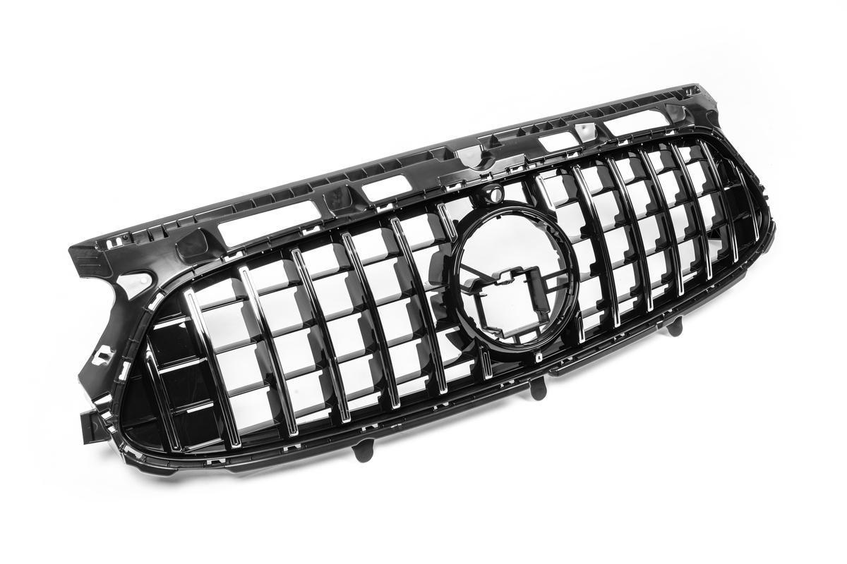 

Передні грати GT (для AMG Line) З місцем під камеру для Mercedes GLA H247 2020- рр