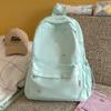 Schoolbag Mint Green Refreshing Colorful Starry Soft Sister Small Backpack Student Party Holiday Girlfriend Outing Sweet Cute Backpack
