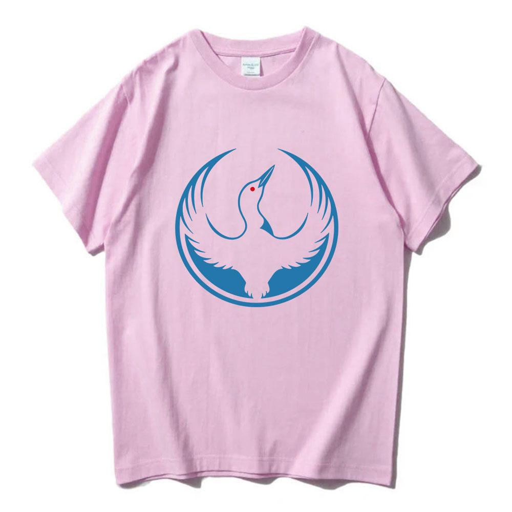 Rebel Loon Graphic Merch 100%Cotton Short Sleeve Loose Male T-shirt O-neck Summer Unisex Streetwear Printing Merch Men Women Clothes