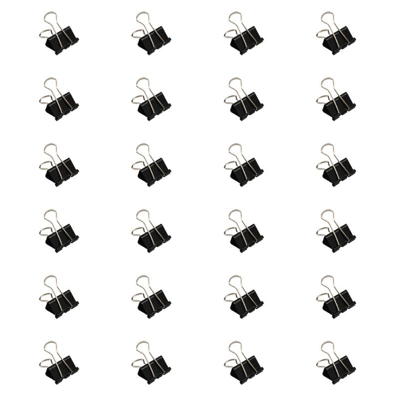 24Pieces Stainless Steel Binder Clip Metal Long Tail Clip Paper Clamps Foldback Clip for Food Bag Document Drawing Board