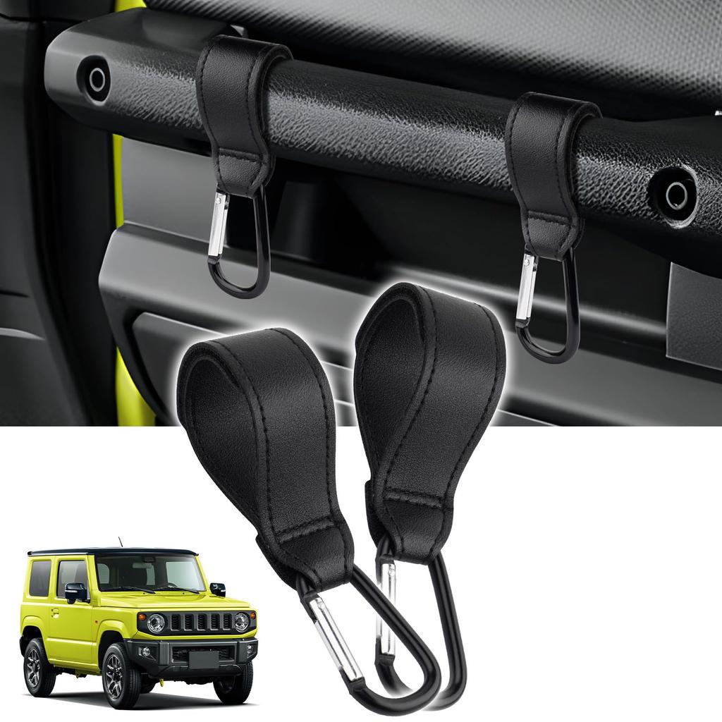 Jimny JB64W JB74W Accessories Assist Convenience Store Ultra Customizable Flexible Set of 2 J-PREMIS Grips, Hooks, Custom-Made, Heavy-Duty Capacity,