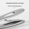 Stainless Steel Large Opening Nail Clippers - Portable Household Nail Cutter for Thick Toenails