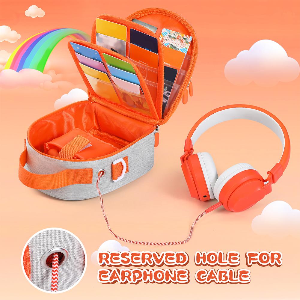 Carrying Case for Yoto Mini (2025 Edition) Travel Case Card Holder Hold Up To 30 Cards Hard Case Organizer Bag for Audio Player