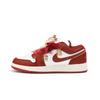 Air Jordan 1 Low Top Vintage Basketball Shoes Women's Red FJ3465-160(Team676-)