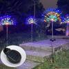 1/4 piezas Luces Solares Impermeables de Fuegos Artificiales Chispas Luz de Hada Paisajismo Luces de Jardín Luz de Decoración Exterior Patio Porche Camino