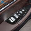Carbon Fiber Window Switch Frame Cover for BMW X3 G01 2018-2024 X4 G02 2019-2025