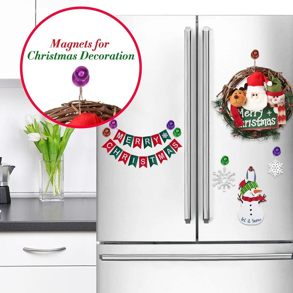 Colorful Magentic Pushpins Strong Magnet Fridge Push Pin Sticker Whiteboard Map Magnet Push Pin Home Office Supplies Wholesale