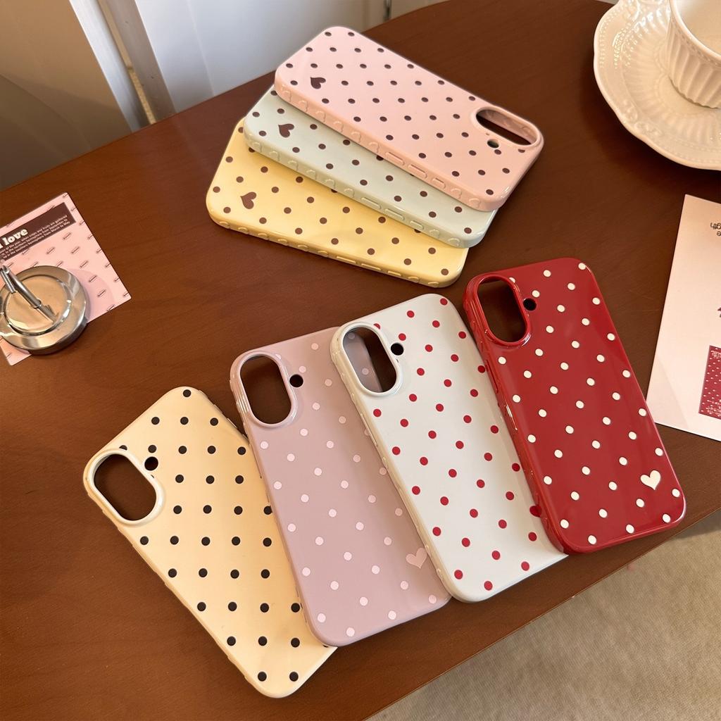 Simple Polka Dot Apple 11promax Mobile Phone Case Iphone11 Color Love 11 Personality 11 Soft 11 Drop-resistant Case